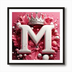 Letter M Art Print