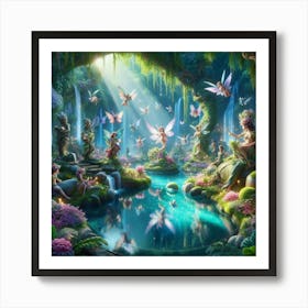 Fairy Forest 1 Art Print