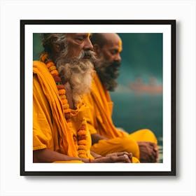 Indian Hinduism Monks Art Print