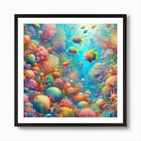 Coral Reef Art Print