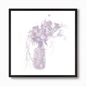 Purple Vase Art Print