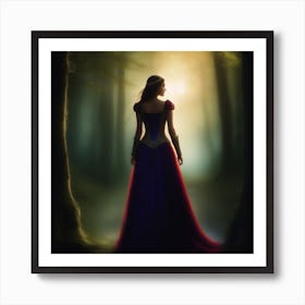 Snow White And The Seven Dwarfs Art Print