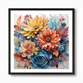 Flowers Art Print