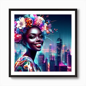 Futuristic. Art Print