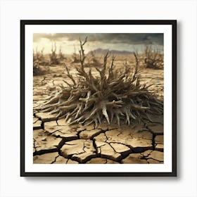 Dry Desert 4 Art Print