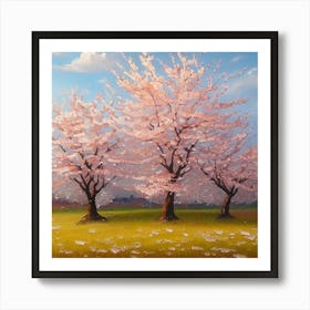 Cherry Blossoms Art Print