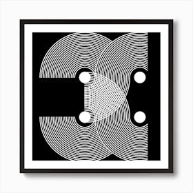 Black And White Arch Art Print