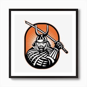 Samurai Japan Warrior Art Print