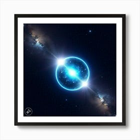 Star In Space AI Art Print