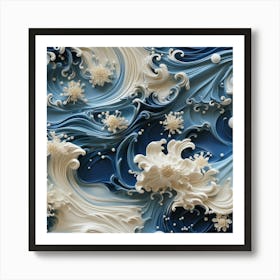 Ice Art Art Print