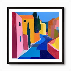 Abstract Travel Collection Rome Italy 4 Art Print