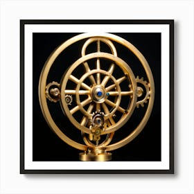 Steampunk Clock 1 Art Print