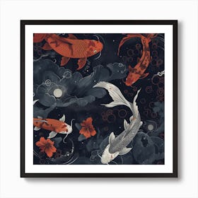 Koi Fish 14 Art Print