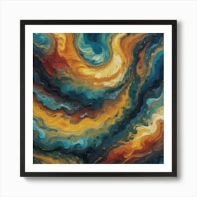 Abstract Painting 114 Art Print