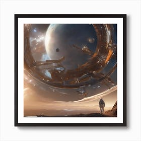 Time curve Art Print