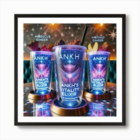 A Futuristic Drink Called Ankh S Vitality Elixir, Art Print