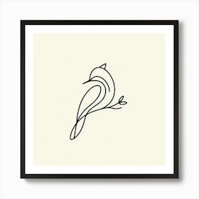 Bird On A Branch 1 Art Print