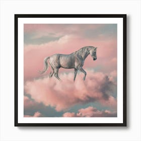 Horse In The Clouds 9 Art Print