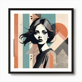 Woman Poster Art Illustration Art Print