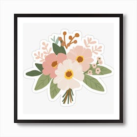 Bouquet Of Flowers 1 Art Print