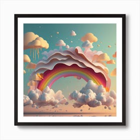 Rainbow In The Sky 1 Art Print