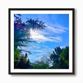 Sun Kissed Blue Sky Poster