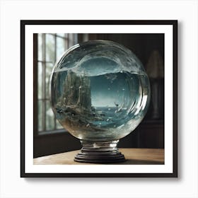 Water Ball Art Print