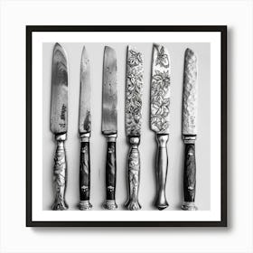 Knife Set Art Print