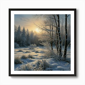 Winter Landscape 1 Art Print