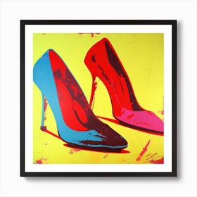 High Heels Pop Art 4 Art Print