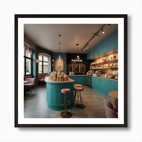 Default Create Unique Design Of Ice Cream Store 3 Art Print