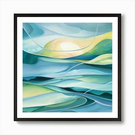 Day At The Beach Art Print