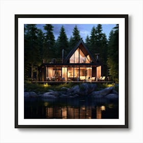 Cabin In The Woods 2 Art Print