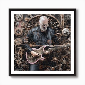 David Gilmour Welcome to the Machine Art Print