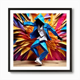 Origami Dancer 118 Art Print