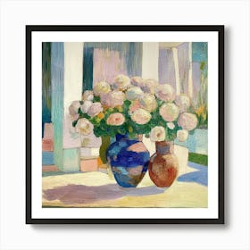 Flowers In Vases Art Print