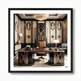 Deco Office 3 Art Print