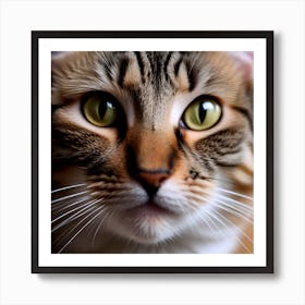 Cat Stares At The Camera Art Print