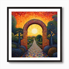 Archway To The Sun 1 Art Print