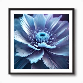 Blue Flower 5 Art Print