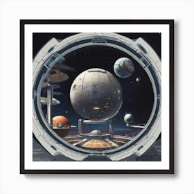 Star Wars Space Station Art Print