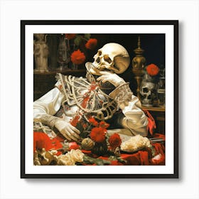 Skeleton Art Print