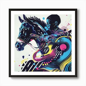 'Horse Rider' Art Print