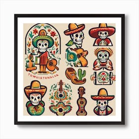 Day Of The Dead 27 Art Print
