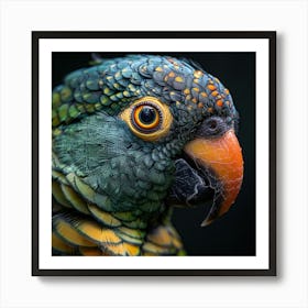 Portrait Of A Parrot 1 Art Print