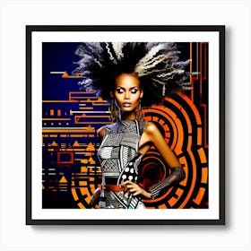 Afro-Futurism Art Print