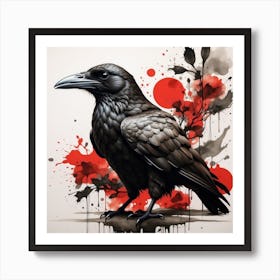 Crow* Art Print