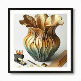 Flower Vase 1 Art Print