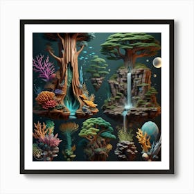 3d Illustration Art Print