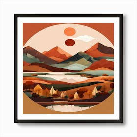 Autumn Landscape 4 Art Print